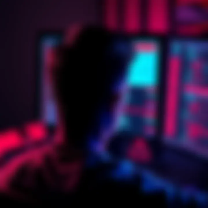 A worried person looking at their computer screen displaying a warning about the Grok-Bankr exploit