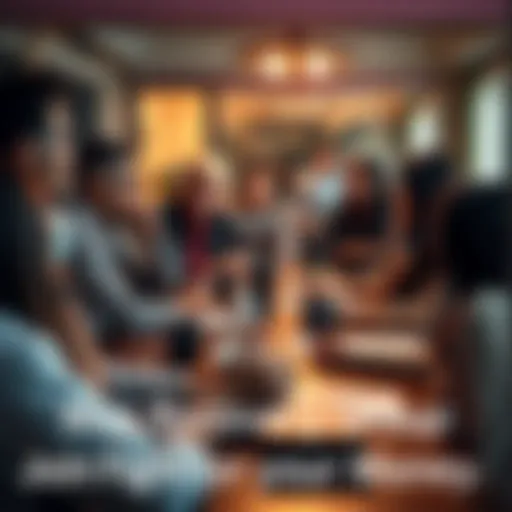 A group of diverse people gathered around a table, sharing stories and strategies about recovering lost funds from scams.