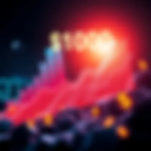 A visual representation of a $1000 investment growing over nearly four years, showing upward trends in a graph and dollar signs to symbolize profit.