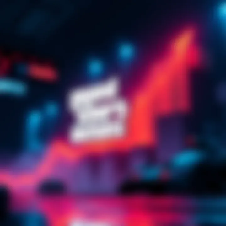 A visual representation of a rising cryptocoin graph alongside a GTA 6 logo