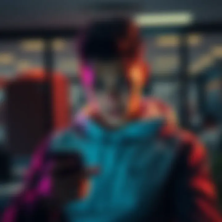 A person looking worried while checking their phone, representing concerns about a hacked Pi account and missing coins.