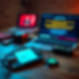 A close-up image of various hardware wallets on a table, showing the Coldcard, Trezor, and SafePal devices alongside a laptop displaying warning messages about security risks, indicating rising concer...