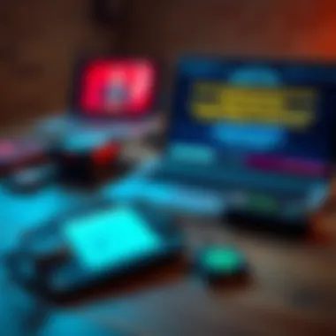 A close-up image of various hardware wallets on a table, showing the Coldcard, Trezor, and SafePal devices alongside a laptop displaying warning messages about security risks, indicating rising concer...