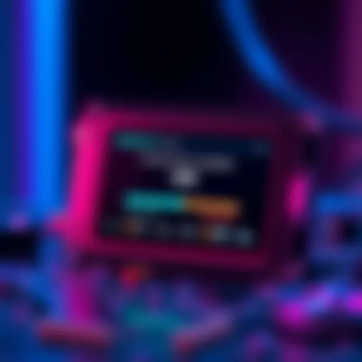 A hardware wallet displaying a firmware update screen, showing a progress bar and security icons