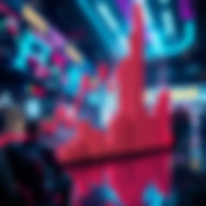 Graph showing HBAR's increasing popularity with people discussing it on CryptotwitsHQ