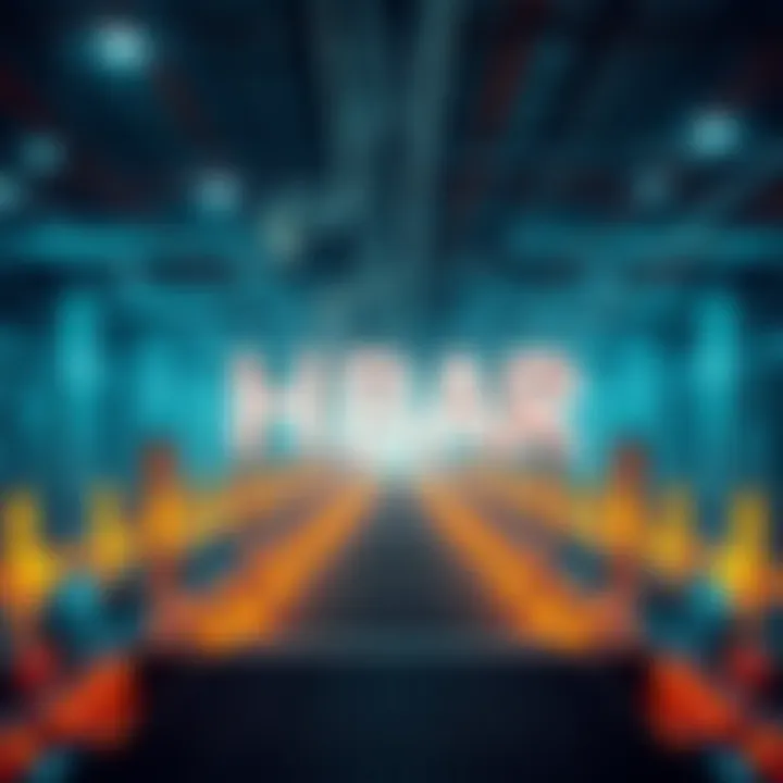 A digital representation showing HBAR as a key element in institutional infrastructure, symbolizing reliability and scalability.
