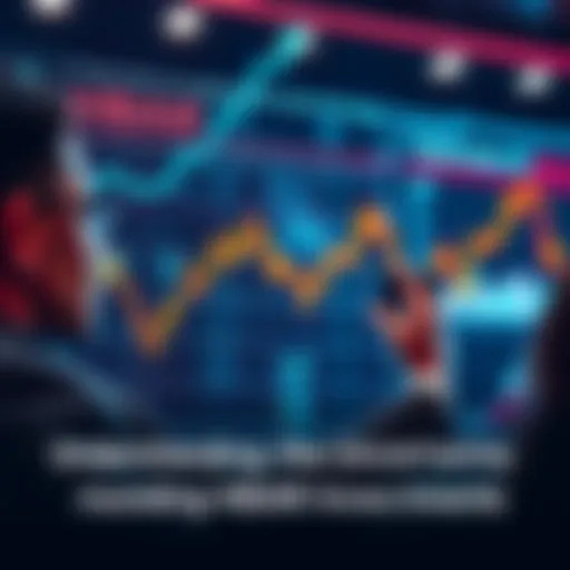 Graph showing fluctuating HBAR prices with investors looking concerned