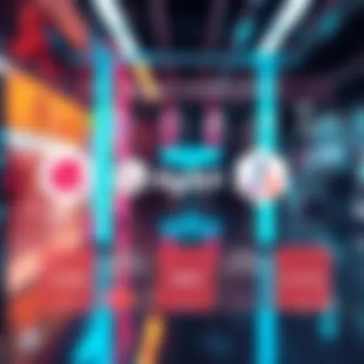 A graphic showing logos of HBAR partnerships with indicators of performance, highlighting key collaborations like Avery Dennison and LG Art Lab