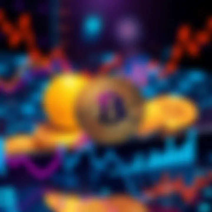 Hedera's csUSDh and DeFi A visual representation of Hedera's csUSDh connecting stablecoin liquidity with private credit, featuring digital finance elements like coins and graphs.