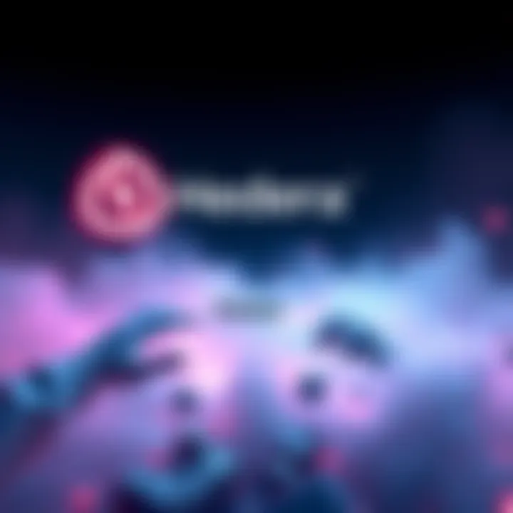 Hedera logo rising above AVAX and SUI logos, symbolizing its market position change