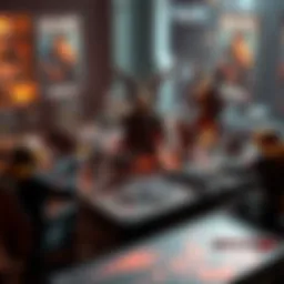 A tactical setup showcasing the Hellhunt Warpack list with strategic elements on a gaming table, highlighting its competitive features.