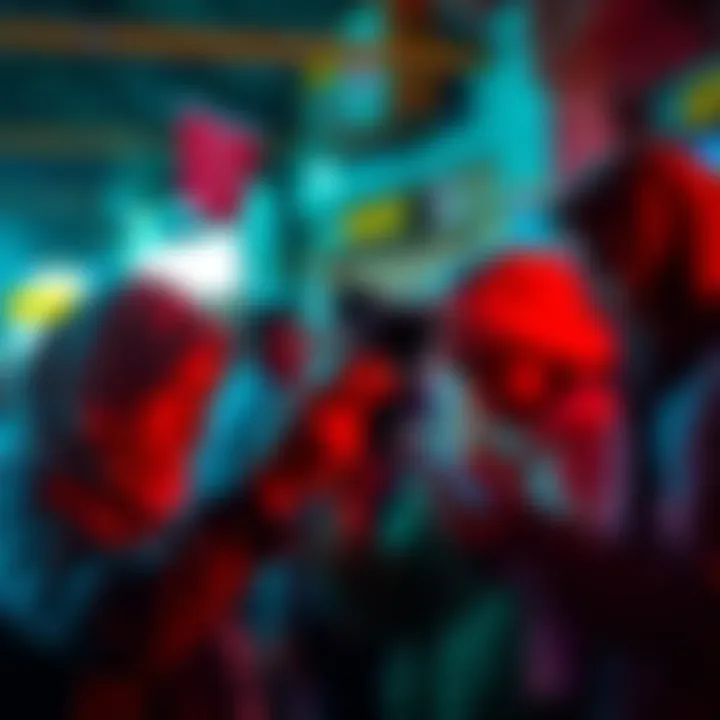 Group of Afghan individuals making a digital payment using the HesabPay application on their phones, showcasing the ease of cash transfers in Afghanistan.