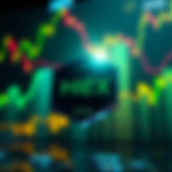 A graphic showing Hex's logo with a background of rising cryptocurrency charts and a top 4 ranking badge, symbolizing its growth in the market.