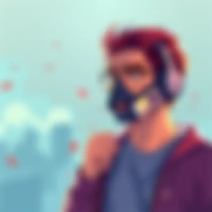 Illustration showing a person frustrated by high transaction fees while using MetaMask's swap feature.