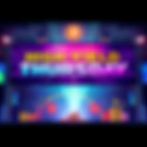 Graphic depicting a colorful banner for High-Yield Thursday showcasing USDT/USDC and BTC/ETH earnings with enticing APYs