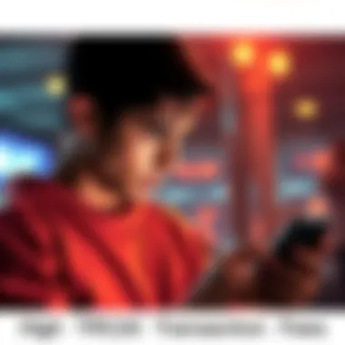 A frustrated person looking at their device with high transaction fees displayed on the screen while contemplating TRC20 transfers