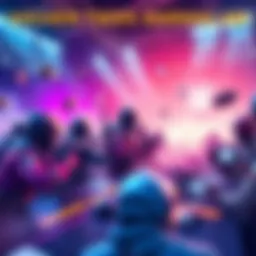 Players in higher tiers engaging in gameplay to earn AB more quickly, with visual elements representing currency and challenges faced in the game.