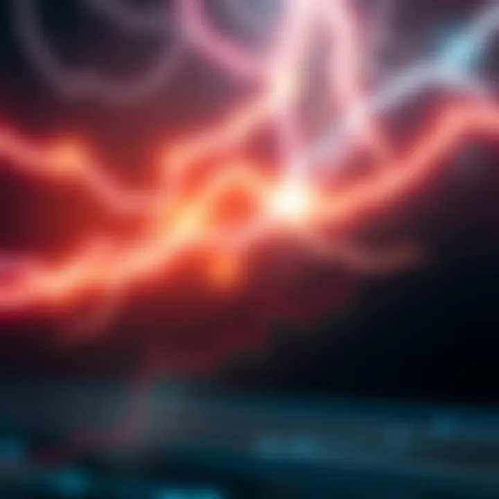 A visual representation of fast Bitcoin trading on Hodl Hodl, showcasing lightning bolts symbolizing quick transactions.