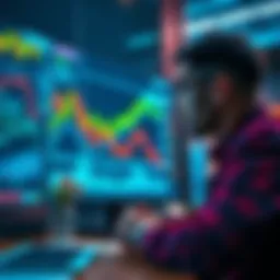 A person looking at financial charts and graphs, pondering investment decisions for the long term.