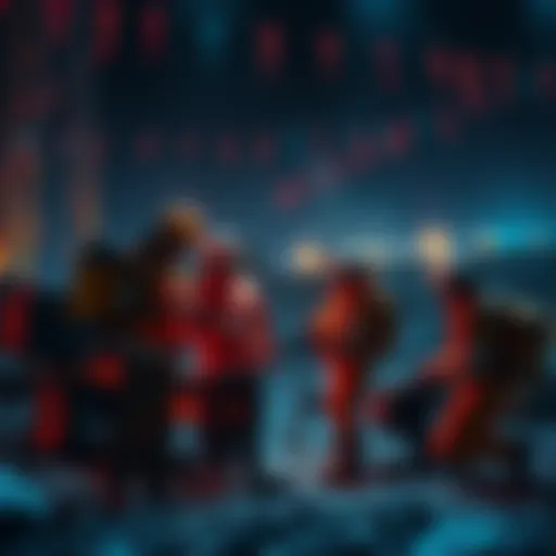 A group of home miners discussing new mining technology and equipment in anticipation of Apollo 3's launch.