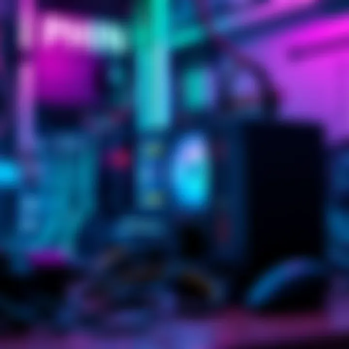 A home mining setup featuring a 1 PH miner connected to electrical outlets and cooling systems.