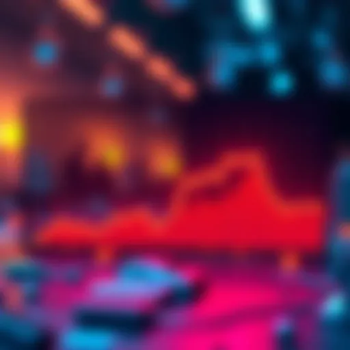 Graph showing a downward trend in Honeygain user earnings