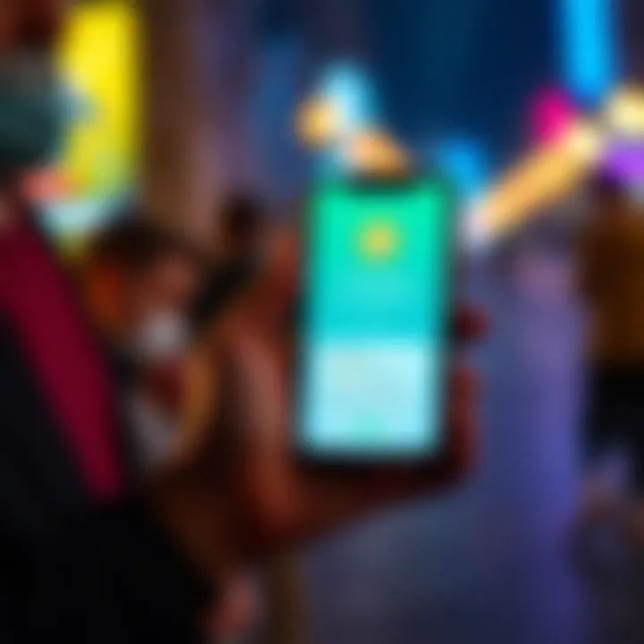 A person holding a smartphone displaying the Honeygain app interface