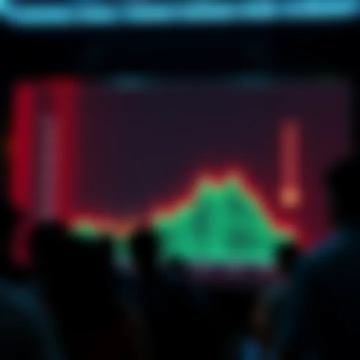 A graph showing a downward trend in Honeygain credits over three months, with confused people looking at it