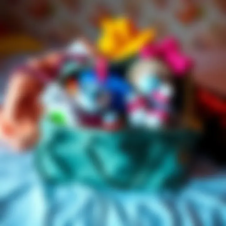 A packed hospital bag with essential items for a solo parent preparing for a hospital stay and supporting their toddler.