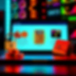 A selection of digital wallets displayed on a laptop screen, highlighting their security features and low transaction fees.