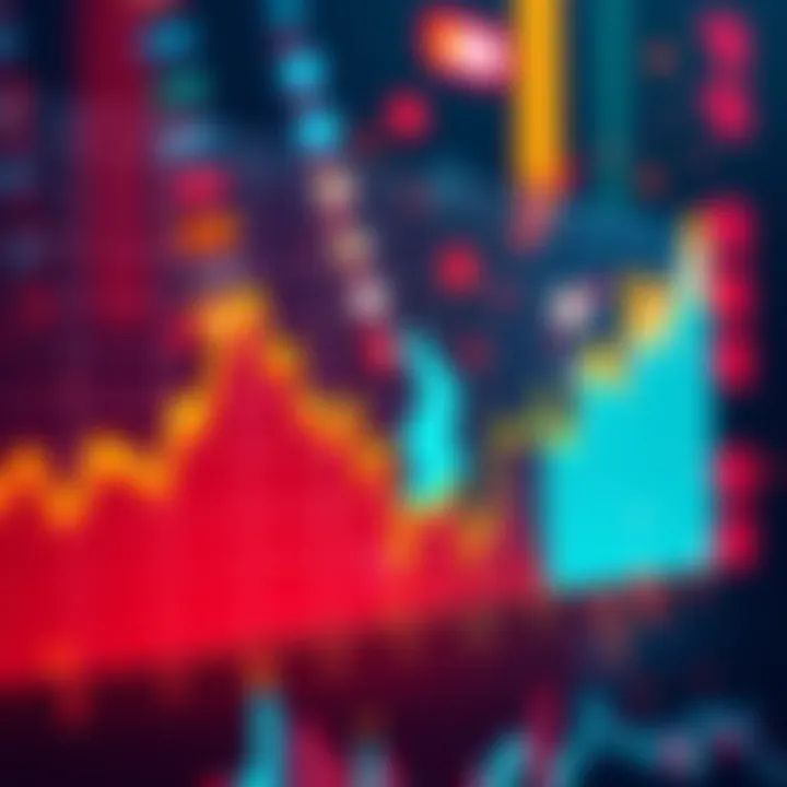 A graph showing the fluctuations of hUSDC values over time, highlighting key market trends