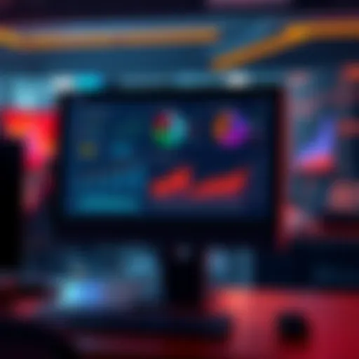 A Lenovo P520 workstation displaying the iExec marketplace interface with charts and data showing performance and profitability.