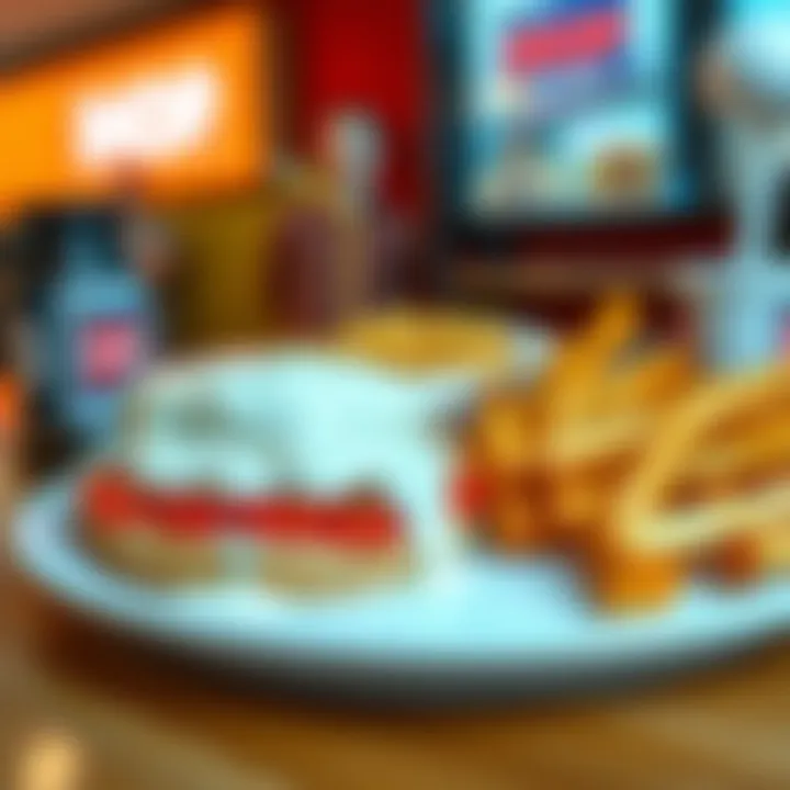AI-altered IHOP food A plate of IHOP food that looks less appealing due to AI adjustments