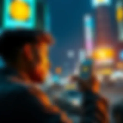 A frustrated person looking at their phone displaying high fees on the Phantom wallet for Solana transactions