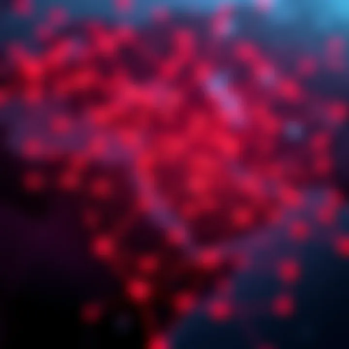 Graphic showing connections between accounts involved in insider trading on Polymarket, linked to military events in the Middle East.