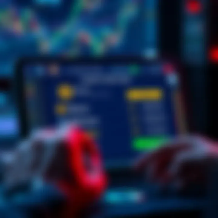 Instant crypto swap service A user interface showing an instant cryptocurrency swap transaction on a digital device, featuring Bitcoin and Ethereum options