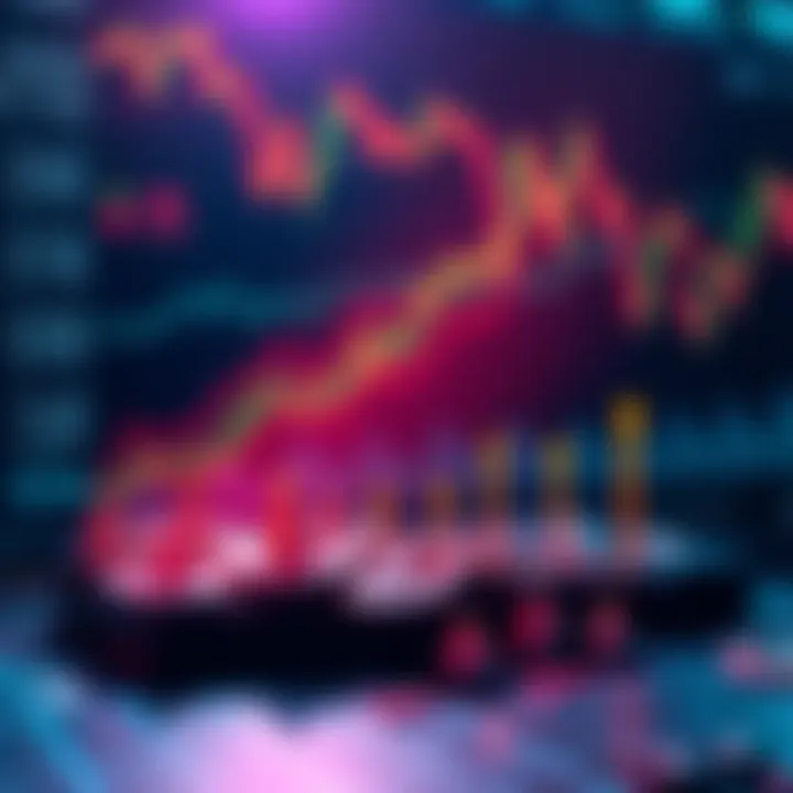 A graph showing the rise of institutional investment in Cardano ADA, with digital currency symbols and financial charts in the background.