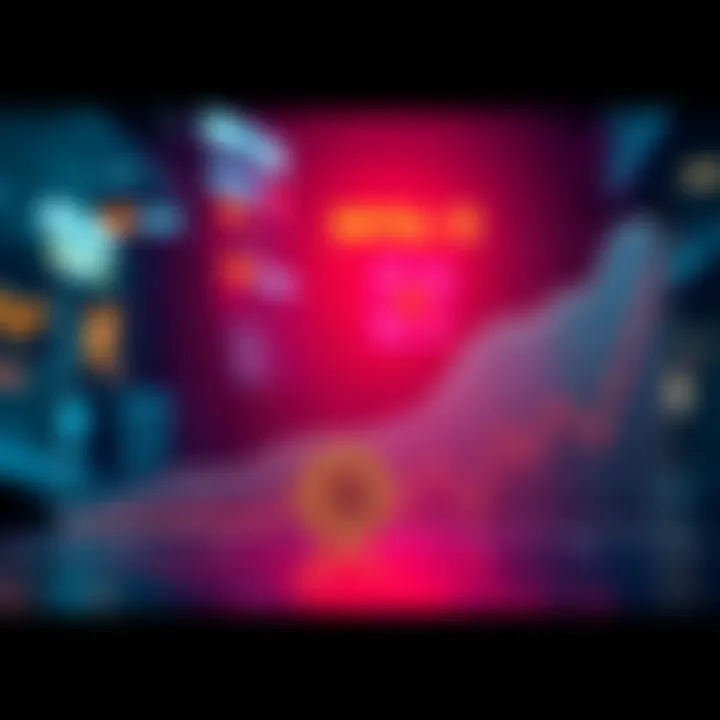 Graph showing rising institutional interest in Bitcoin investment