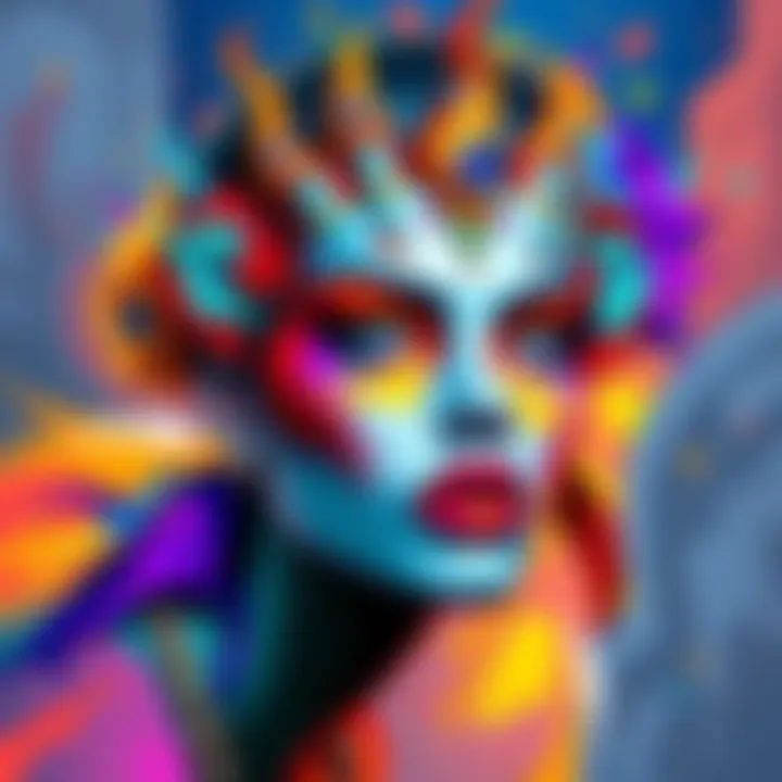 A colorful drawing showcasing unique themes and styles by artist International_Bet575, capturing attention from the community.