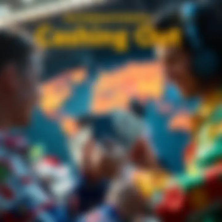 Players from various countries receiving their cash-out funds, showcasing diverse currencies and payment methods.