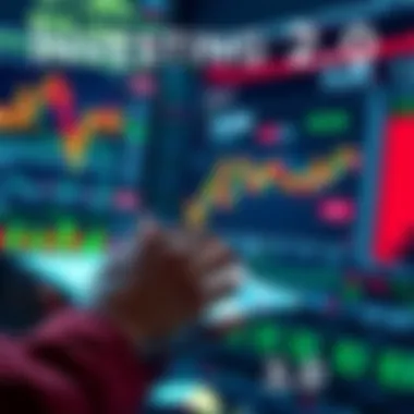 Investing 2.0 Overview A person analyzing stock trends on a tablet, surrounded by digital financial charts and graphs, representing modern investment strategies.