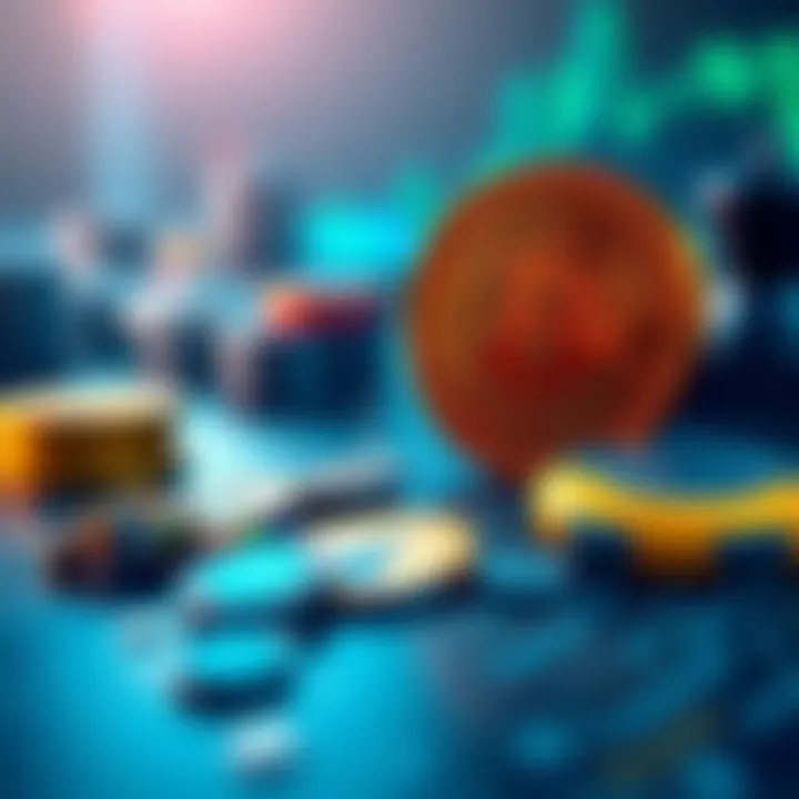A graphic showing a small investment of coins symbolizing support for Jasmy in the crypto market