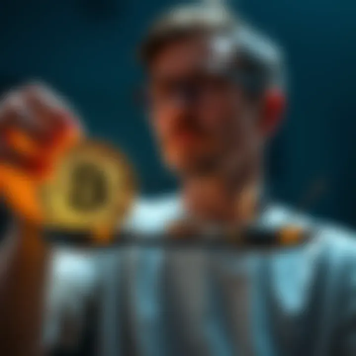 Investment Choices for Retirement A person weighing options between XRP, Bitcoin, and Ethereum for retirement investments
