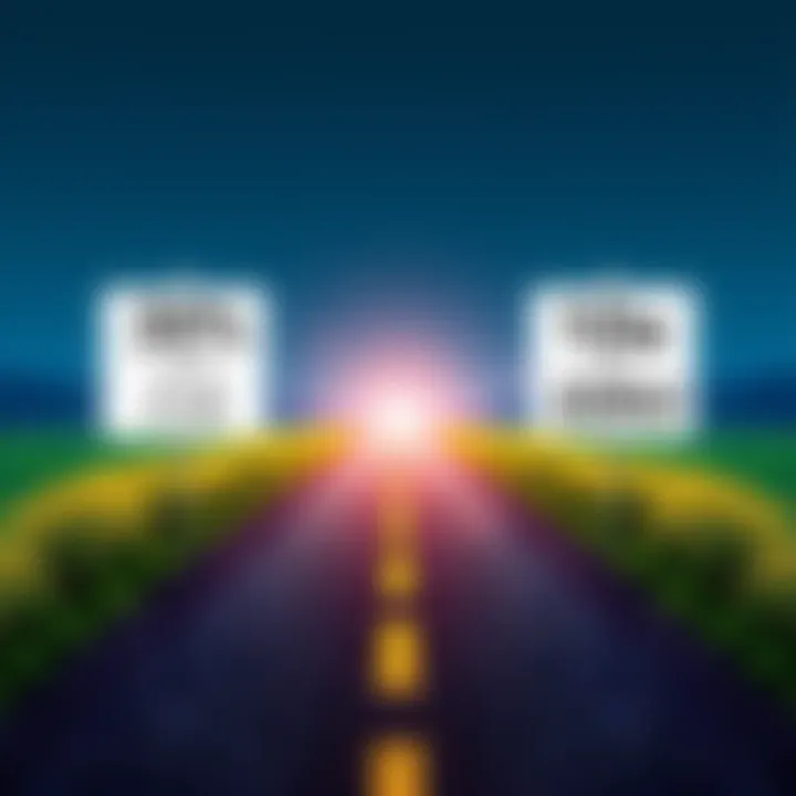 Two paths representing investment strategies: one labeled '30% and Chill' with a relaxed vibe and the other labeled '10x or Zero' showing a bold, aggressive approach.