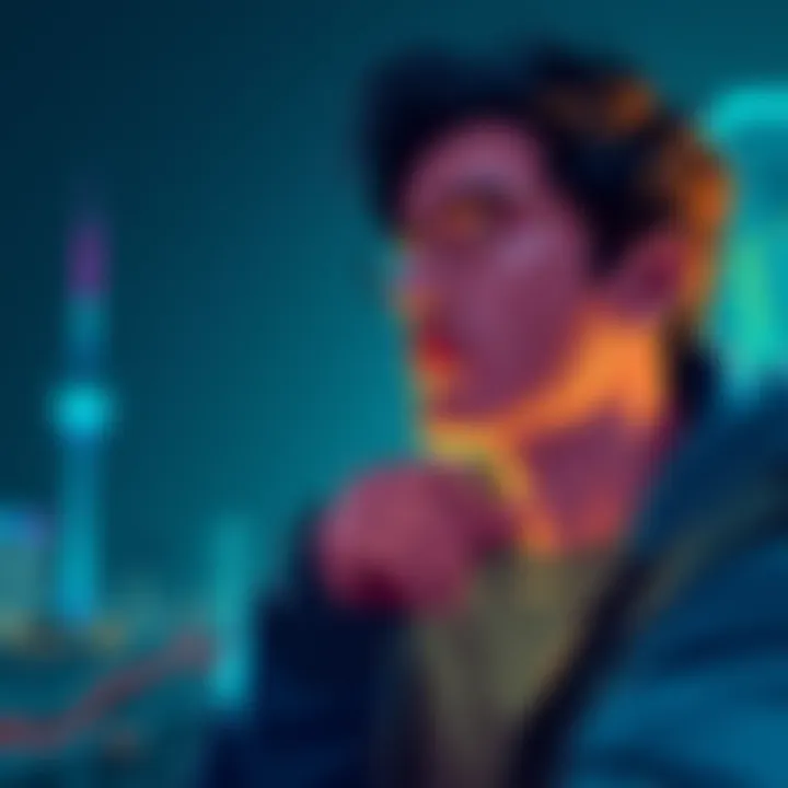 Individual thinking about investing in cryptocurrency after selling personal items