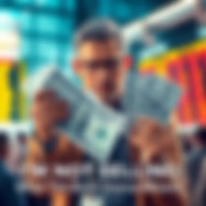 Investor Holding Stocks An investor confidently holding onto stock certificates, showing determination in a financial setting.