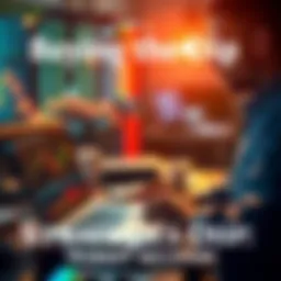 An investor looking at stock market charts on a laptop, contemplating buying during market dips