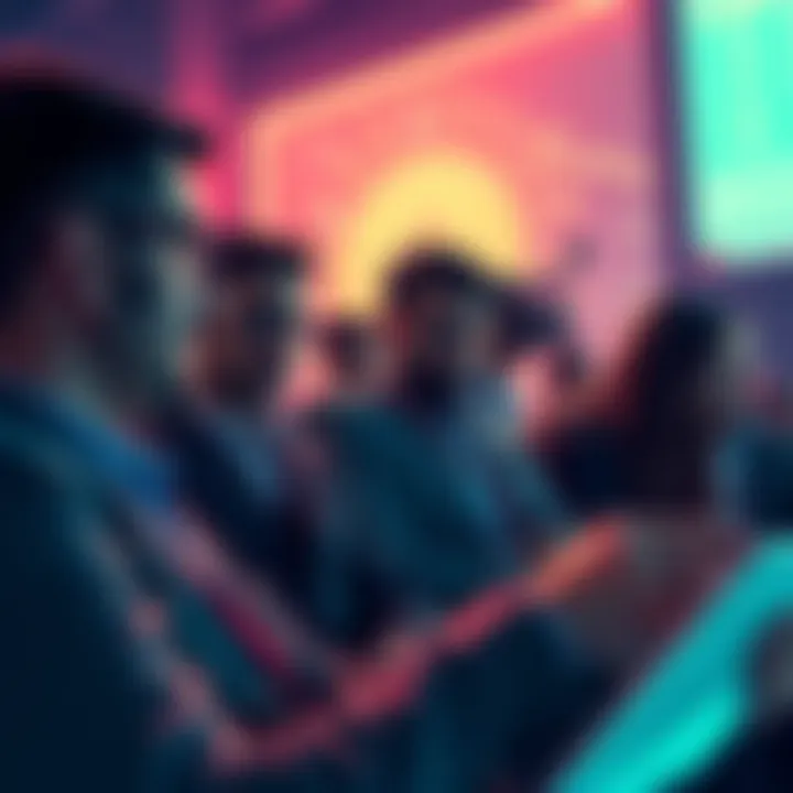 A group of concerned investors reviewing BlockDAG's recent fundraising news