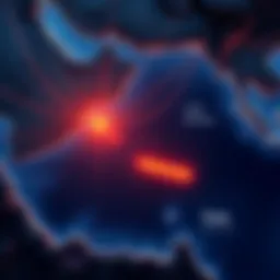 Map highlighting the Strait of Hormuz, a crucial oil shipping lane, amid rising tensions between Iran and the U.S.