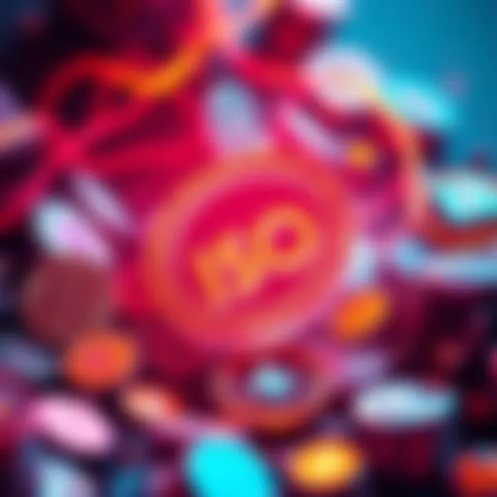 Illustration of altcoins and the ISO 20022 logo symbolizing the transition in cryptocurrency regulation